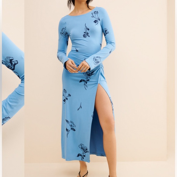 Free People Midi Dress. Size Medium. Retails for $148 - Picture 3 of 6